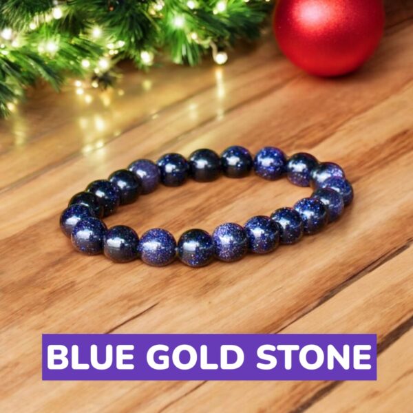 Blue Gold Stone Bracelet Blue Gold Stone Bracelet
