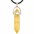 Citrine Double Point Pendant-02