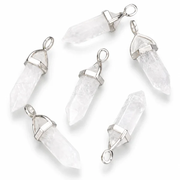 Clear Quartz Double Point Pendant-01
