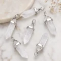 Clear Quartz Double Point Pendant-02