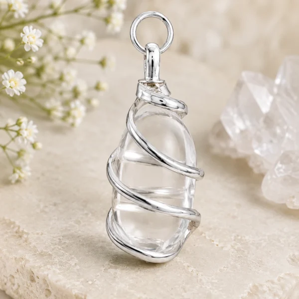 Clear Quartz Shivlingum Pendant-01