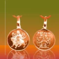 Durga Bisa yantra copper pendent-01