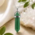 Green Aventurine Double Point Pendant-01
