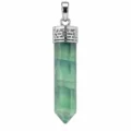 Green Fluorite Pencil Pendant-02