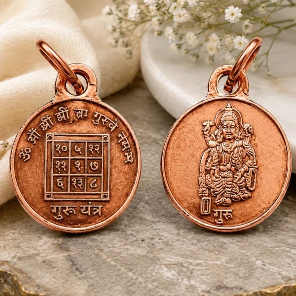 Guru Yantra Copper Pendent-01