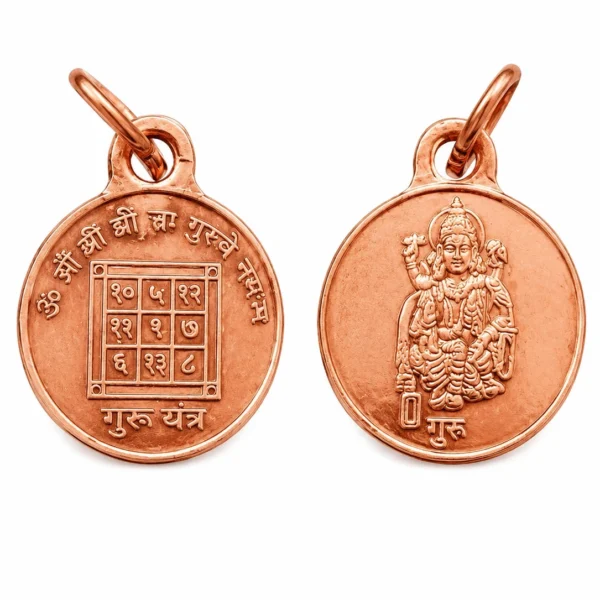 Guru Yantra Copper Pendent-02