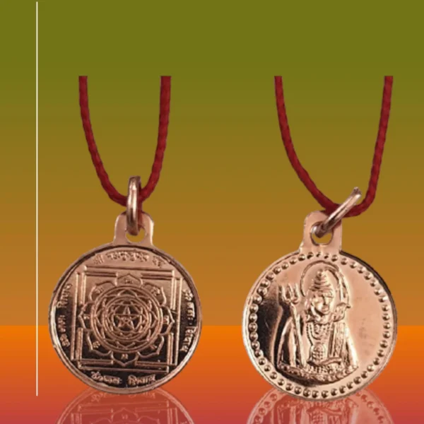 Mahamrityunjay Yantra Copper Pendent-03