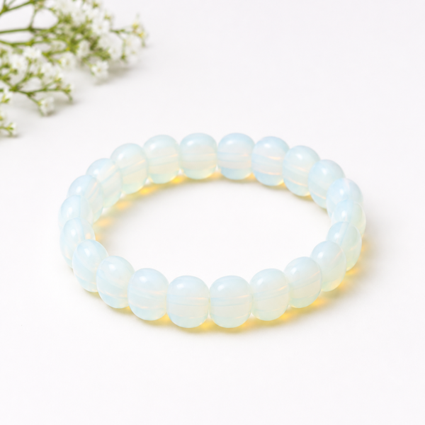 Opal Oval Faceted Crystal Bracelet Opal Oval Faceted Crystal Bracelet