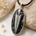 Orthoceras fossil Pendent-02
