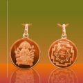 Panchmukhi Hanuman ji yantra copper pendent-02