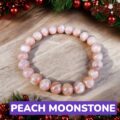 Peach Moonstone Bracelet (1)