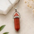 Red Jasper Double Point Pendant-01
