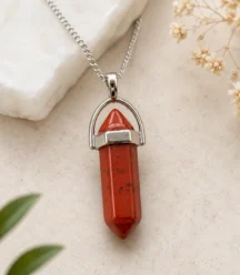Red Jasper Double Point Pendant-01