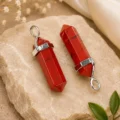 Red Jasper Double Point Pendant-02