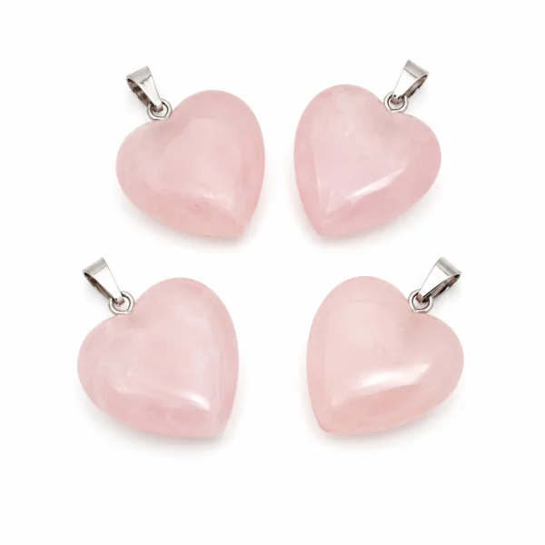 Rose Quartz Heart Pendant__