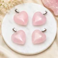 Rose Quartz Heart Pendent