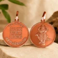Shani Yantra Copper Pendent
