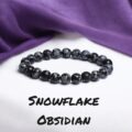 Snowflake Obsidian Bracelet